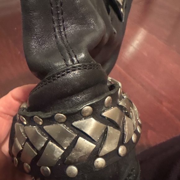 Very cool leather Frye boots size 8 1/2 Never worn out - Picture 11 of 11